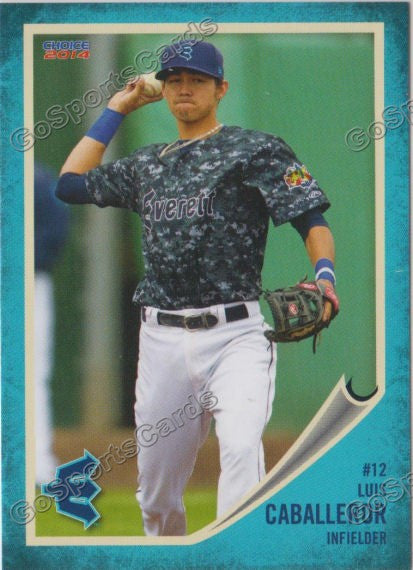 2014 Everett AquaSox Luis Caballero Caballeror