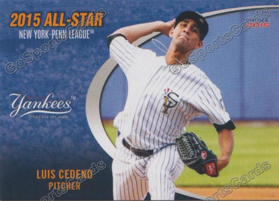 2015 New York Penn League All Star NYPL Luis Cedeno