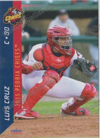 2015 Peoria Chiefs Luis Cruz