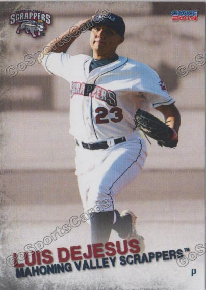 2014 Mahoning Valley Scrappers Luis Dejesus