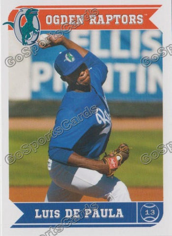2013 Ogden Raptors Luis De Paula