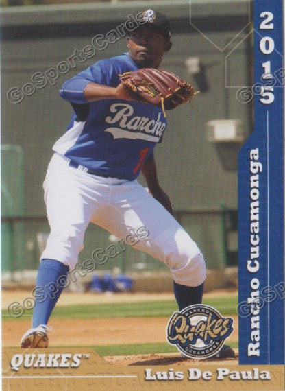 2015 Rancho Cucamonga Quakes Luis De Paula