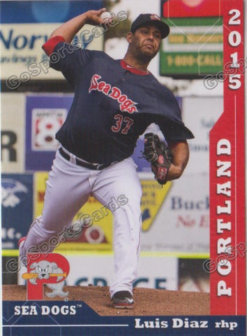 2015 Portland Sea Dogs Luis Diaz