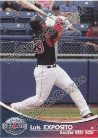 2009 Salem Red Sox Luis Exposito