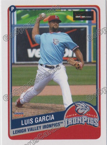 2013 Lehigh Valley IronPigs SGA 2nd Luis Garcia