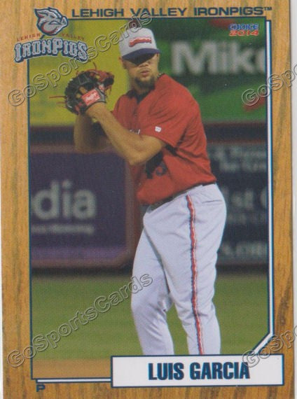 2014 Lehigh Valley IronPigs 2nd Luis Garcia