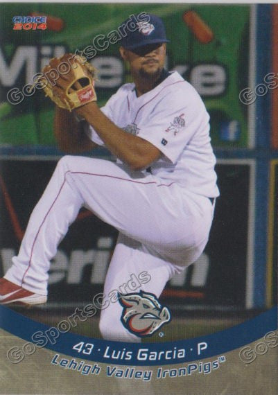 2014 Lehigh Valley IronPigs Luis Garcia