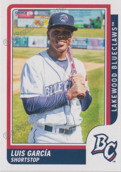 2019 Lakewood BlueClaws Luis Garcia