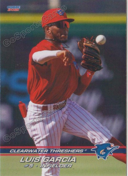 2021 Clearwater Threshers Luis Garcia