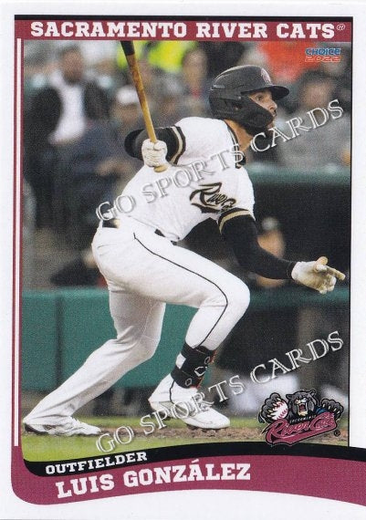 2022 Sacramento River Cats Luis Gonzalez