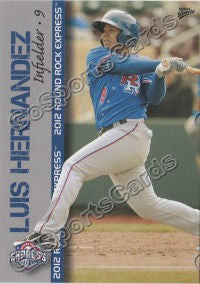 2012 Round Rock Express Luis Hernandez
