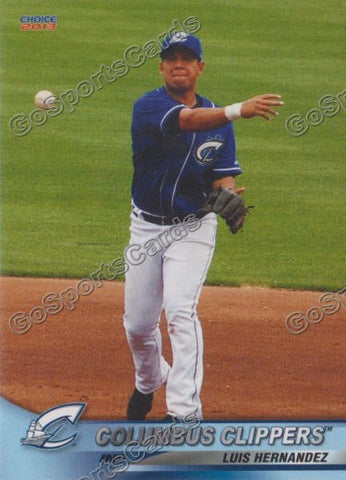 2013 Columbus Clippers Luis Hernandez