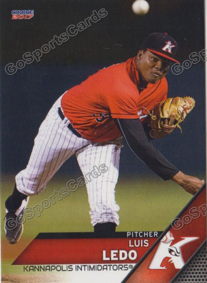 2017 Kannapolis Intimidators Luis Ledo