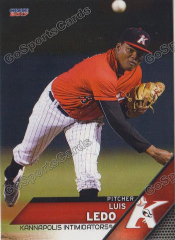 2017 Kannapolis Intimidators Luis Ledo