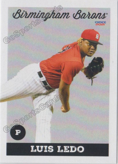 2021 Birmingham Barons Luis Ledo