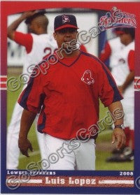 2008 Lowell Spinners Luis Lopez