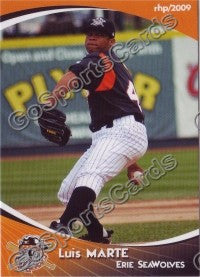 2009 Erie SeaWolves Luis Marte