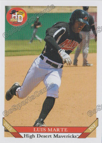 2015 High Desert Mavericks Luis Marte