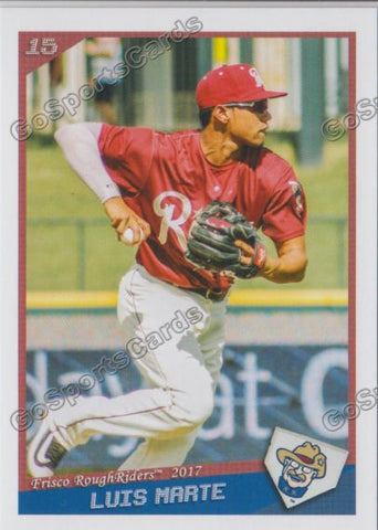 2017 Frisco RoughRiders Luis Marte