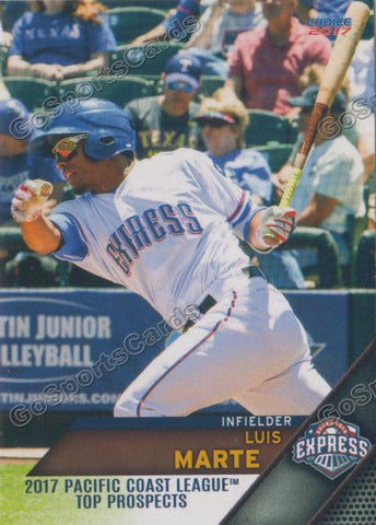 2017 Pacific Coast League Top Prospect PCL Luis Marte