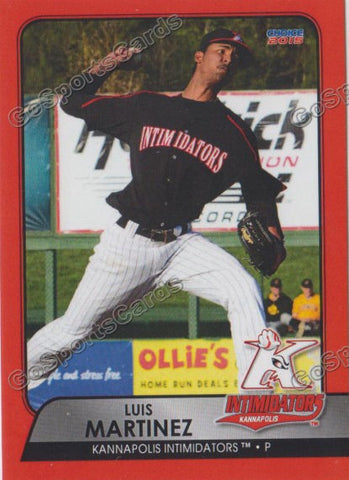 2015 Kannapolis Intimidators Luis Martinez
