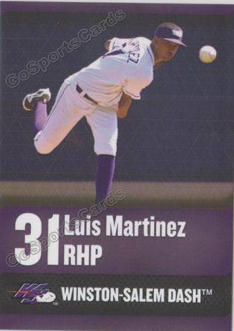 2018 Winston Salem Dash Luis Martinez