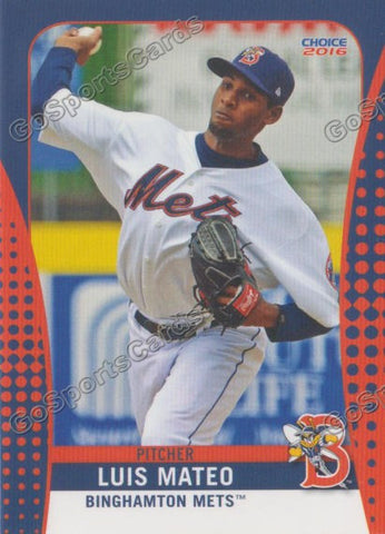 2016 Binghamton Mets Luis Mateo
