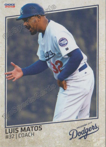 2018 Oklahoma City Dodgers Luis Matos