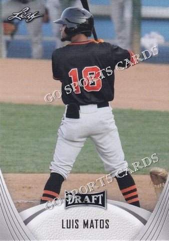 2021 Leaf Draft 8 Luis Matos