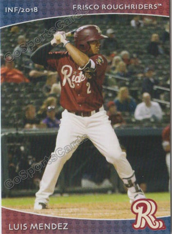 2018 Frisco RoughRiders Luis Mendez