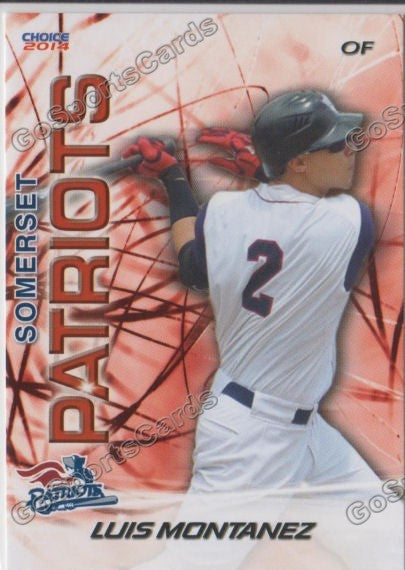 2014 Somerset Patriots Luis Montanez