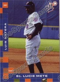 2007 St Lucie Mets Luis Natera