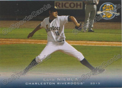 2013 Charleston RiverDogs Luis Niebla
