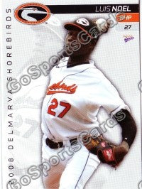 2008 Delmarva Shorebirds Luis Noel