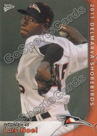 2011 Delmarva Shorebirds Luis Noel