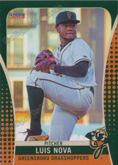 2019 Greensboro Grasshoppers Luis Nova