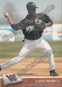 2007 Wisconsin Timber Rattlers Luis Nunez