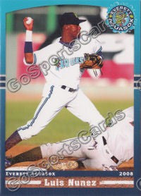 2008 Everett AquaSox Luis Nunez