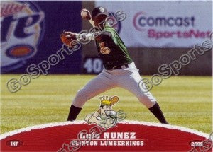 2009 Clinton LumberKings Luis Nunez