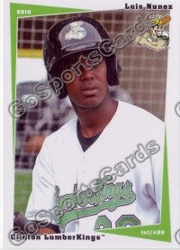 2010 Clinton LumberKings Update 1 Luis Nunez