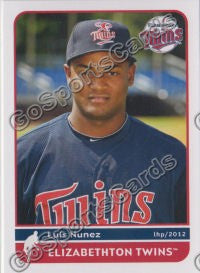 2012 Elizabethton Twins Luis Nunez