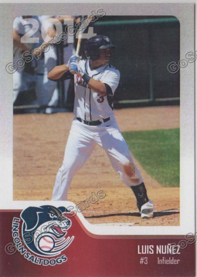 2014 Lincoln Saltdogs Luis Nunez