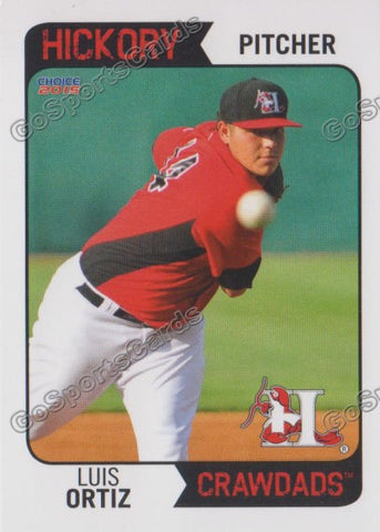 2015 Hickory Crawdads Luis Ortiz