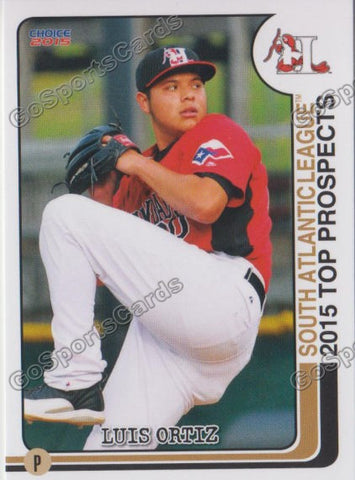 2015 South Atlantic League Top Prospect SAL Luis Ortiz