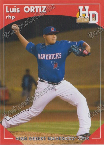 2016 High Desert Mavericks Luis Ortiz