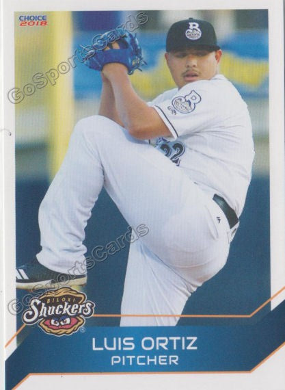 2018 Biloxi Shuckers Luis Ortiz