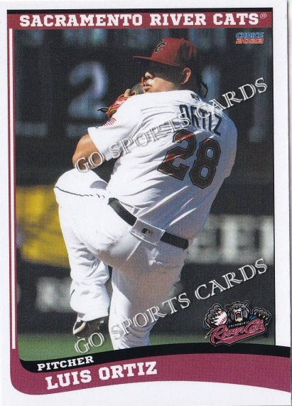 2022 Sacramento River Cats Luis Ortiz