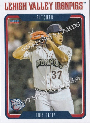 2023 Lehigh Valley IronPigs Luis F Ortiz