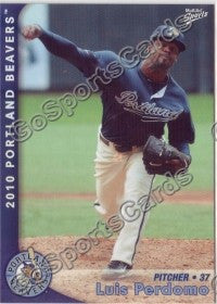 2010 Portland Beavers Luis Perdomo
