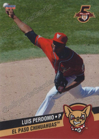 2018 El Paso Chihuahuas Luis Perdomo